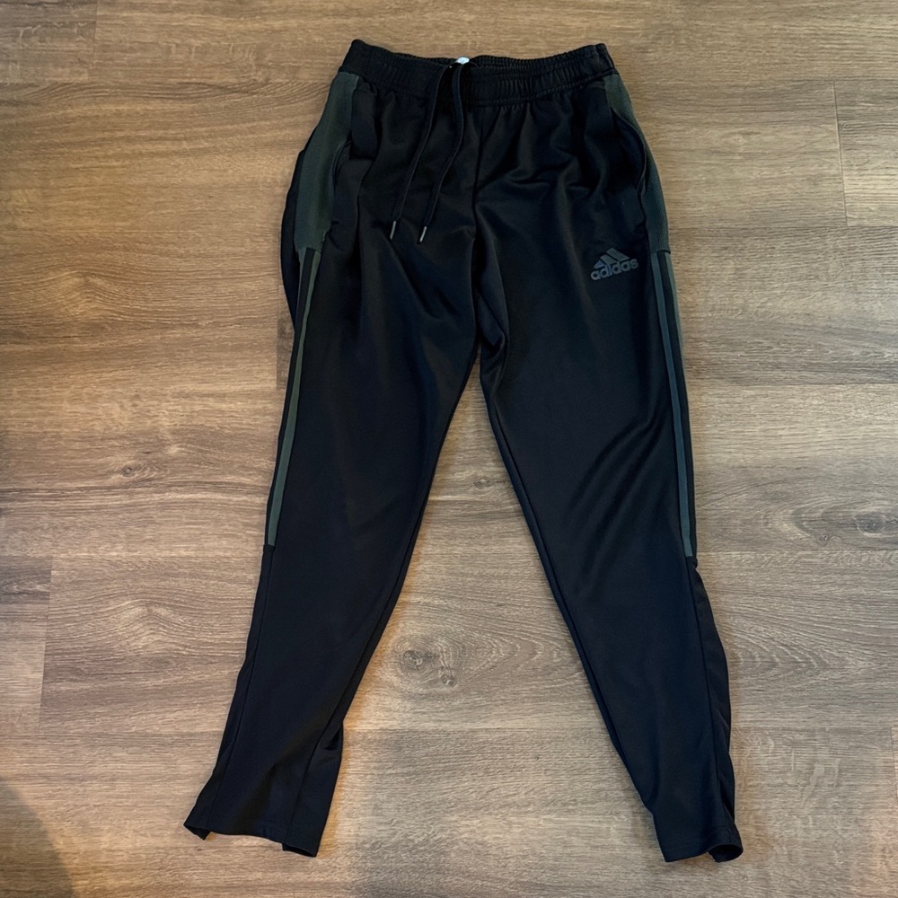 Adidas Black and Gray Joggers